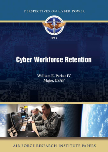 Cyber Workforce Retention - U.S. Department Of Defense