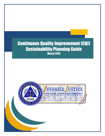Sustainability Planning Guide - JCJC
