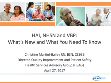 HAI, NHSN And VBP: What’s New And What You Need To Know