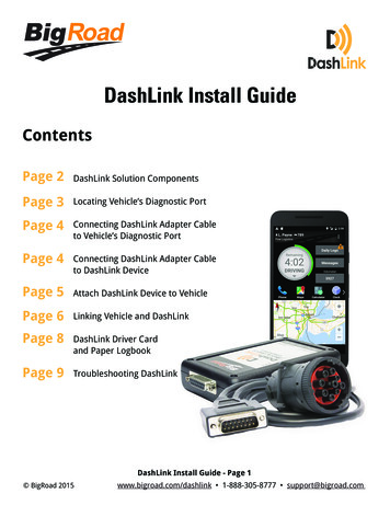 DashLink Install Guide - FMCSA Registered ELD And Fleet .