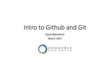 Commerce Data Academy: Intro To Github And Git