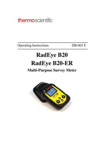 RadEye B20 RadEye B20-ER - Laurus Systems
