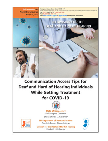 Communication Access Tips For Deaf And Hard Of Hearing .