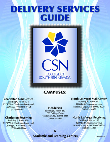 Delivery Services Guide 2019 - CSN