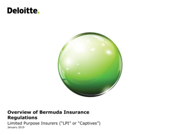 Overview Of Bermuda Insurance Regulations