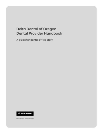 ODS Dental Provider Handbook