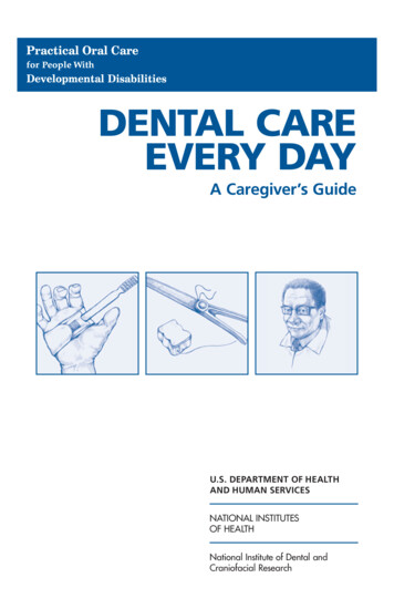 DENTAL CARE EVERY DAY - National Institutes Of Health