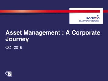 Asset Management : A Corporate Journey