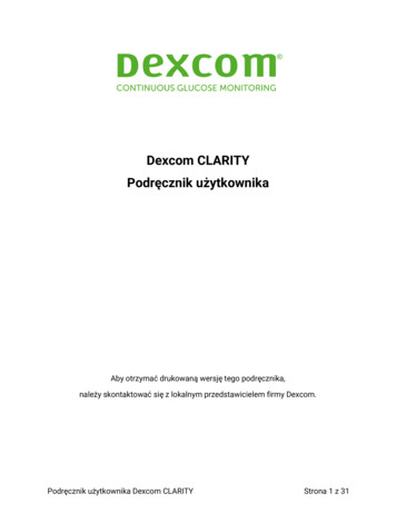 Dexcom CLARITY User Guide