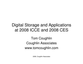 Digital Storage And Applications At SV08 And 2008 CES For .