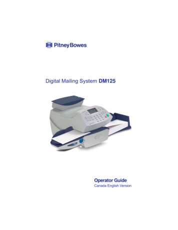 Digital Mailing System - Pitney Bowes