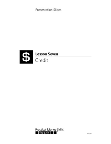 Lesson Seven Credit