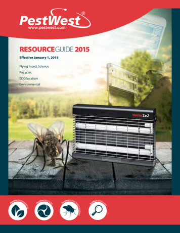 RESOURCEGUIDE 2015 - Professional Pest Control Products .