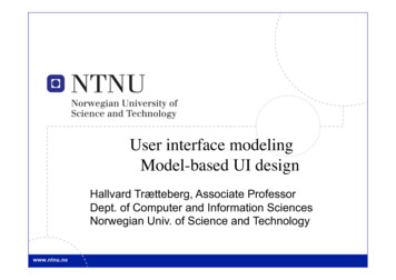 Model-based UI Design