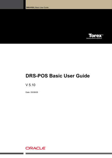DRS-POS Basic User Guide