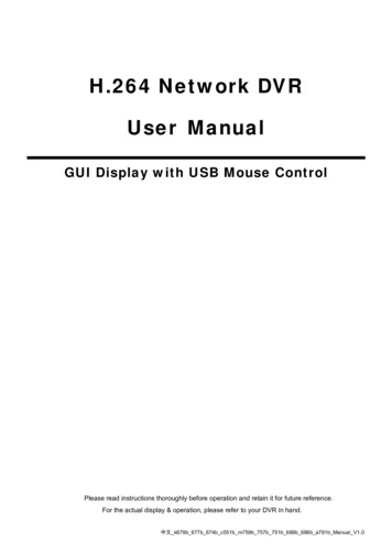 H.264 Network DVR User Manual - Velleman