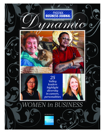 Dynamic Women In Business 2014 - Media.bizj.us