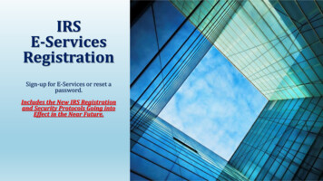 IRS E-Services Registration - ASTPS