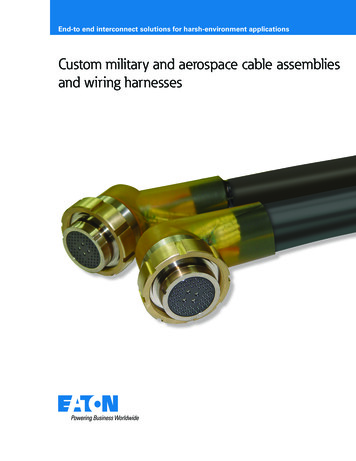 Custom Military And Aerospace Cable Assemblies And Wiring .