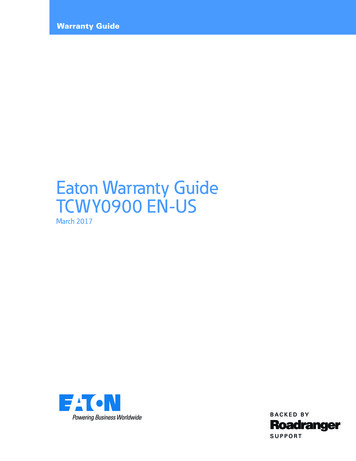 Eaton Transmission Warranty Guide
