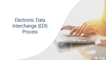 Electronic Data Interchange (EDI) Process