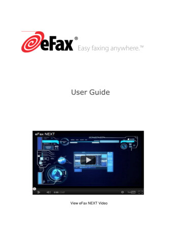 UserGuide View EFax NEXT Video
