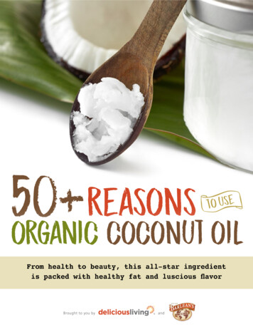 E Organic Coconut Oil - Nutrition Smart