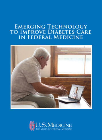 Emerging Technology To Improve Diabetes Care In Federal .