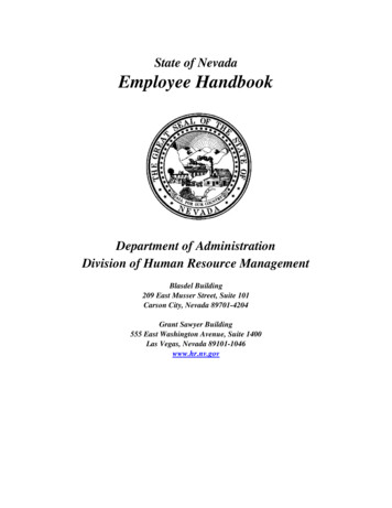 State Of Nevada Employee Handbook