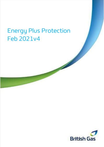 Energy Plus Protection Feb 2021v4 - British Gas
