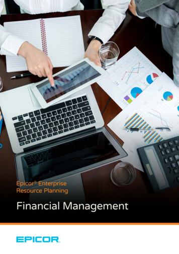 Financial Management - Biscit I Epicor ERP Solutions
