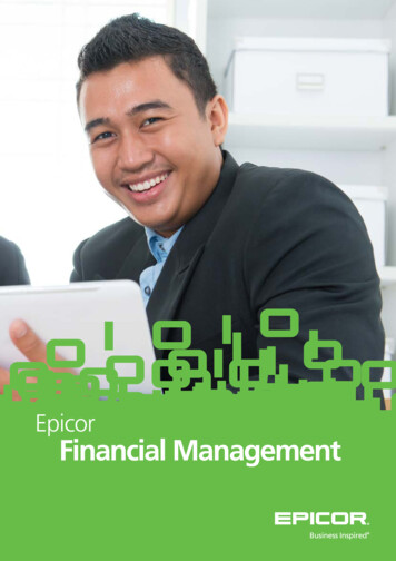 Epicor Financial Management - Epaccsys
