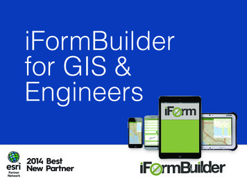 IFormBuilder For GIS & Engineers