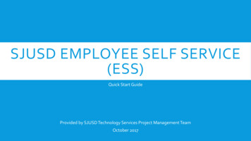 SJUSD Employee Self Service (ESS) - San Juan