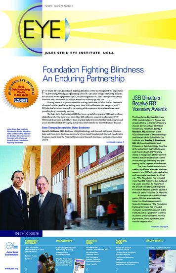 Foundation Fighting Blindness An Enduring Partnership