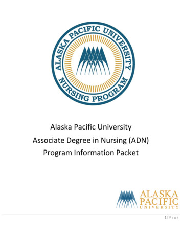 Alaska Pacific University Associate Degree In Nursing (ADN .