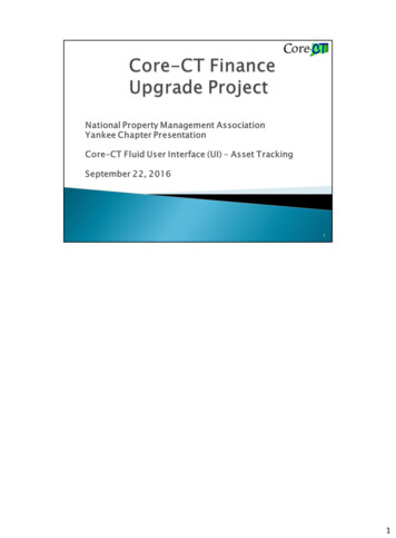 Core CT Finance Upgrade Project