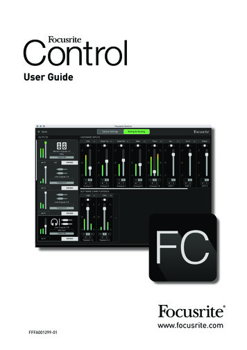 Focusrite Control User Guide