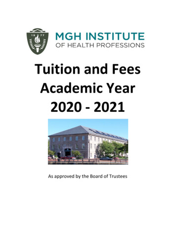 2021 - MGH Institute Of Health Professions