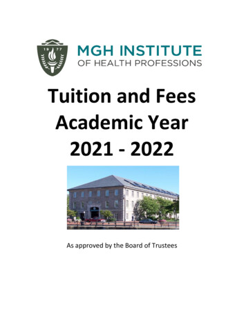 2022 - MGH Institute Of Health Professions
