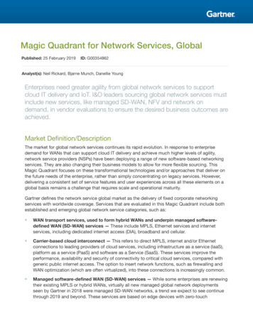Magic Quadrant For Network Services, Global