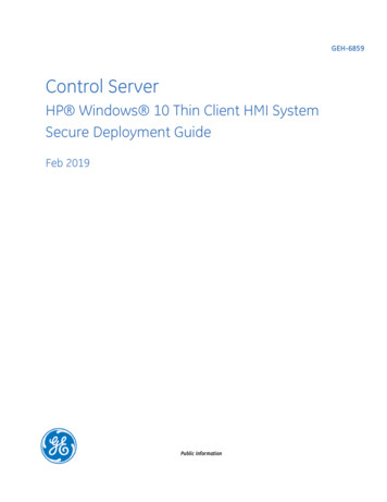 HP Windows 10 Thin Client HMI System Secure 