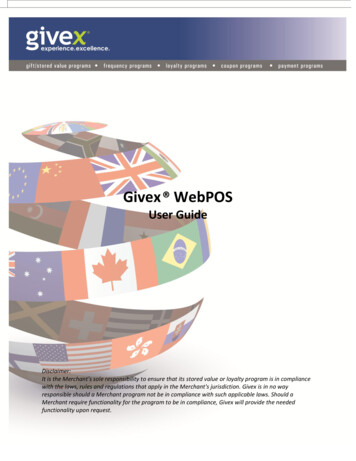 Givex WebPOS