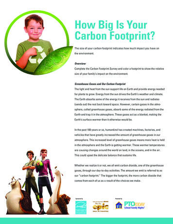 How Big Is Your Carbon Footprint? - ENERGY STAR