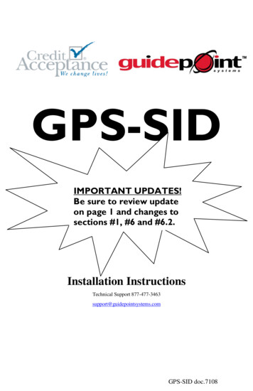 GPS-SID - Guidepoint Systems