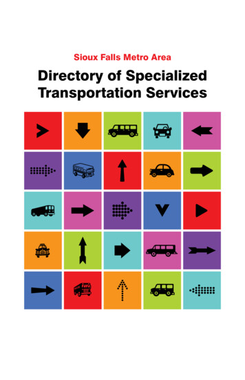 Sioux Falls Metro Area Directory Of Specialized .