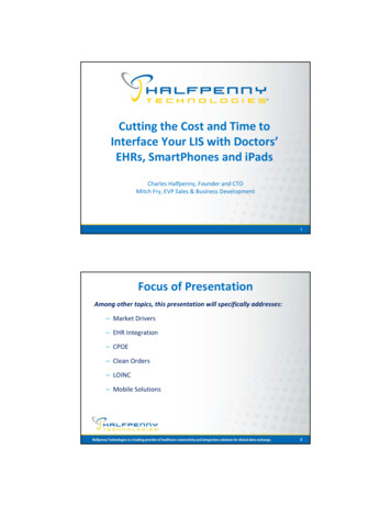 Cutting The Cost Time Your LIS With Doctors’