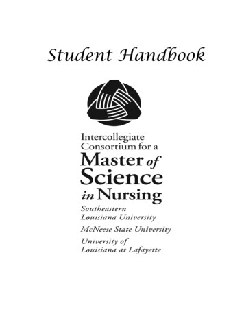 Student Handbook - Southeastern Louisiana University