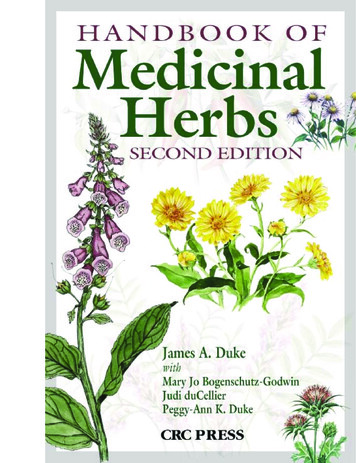 Handbook Of Medicinal Herbs - Internet Archive