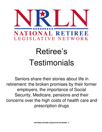 Retiree’s Testimonials - NRLN
